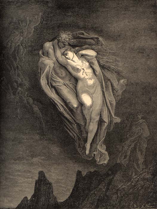 Francesca and Paolo by Gustave Dorè